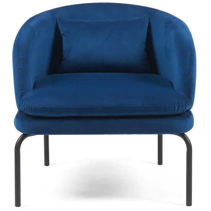 Vivien Accent Chair – Velvet | Navy