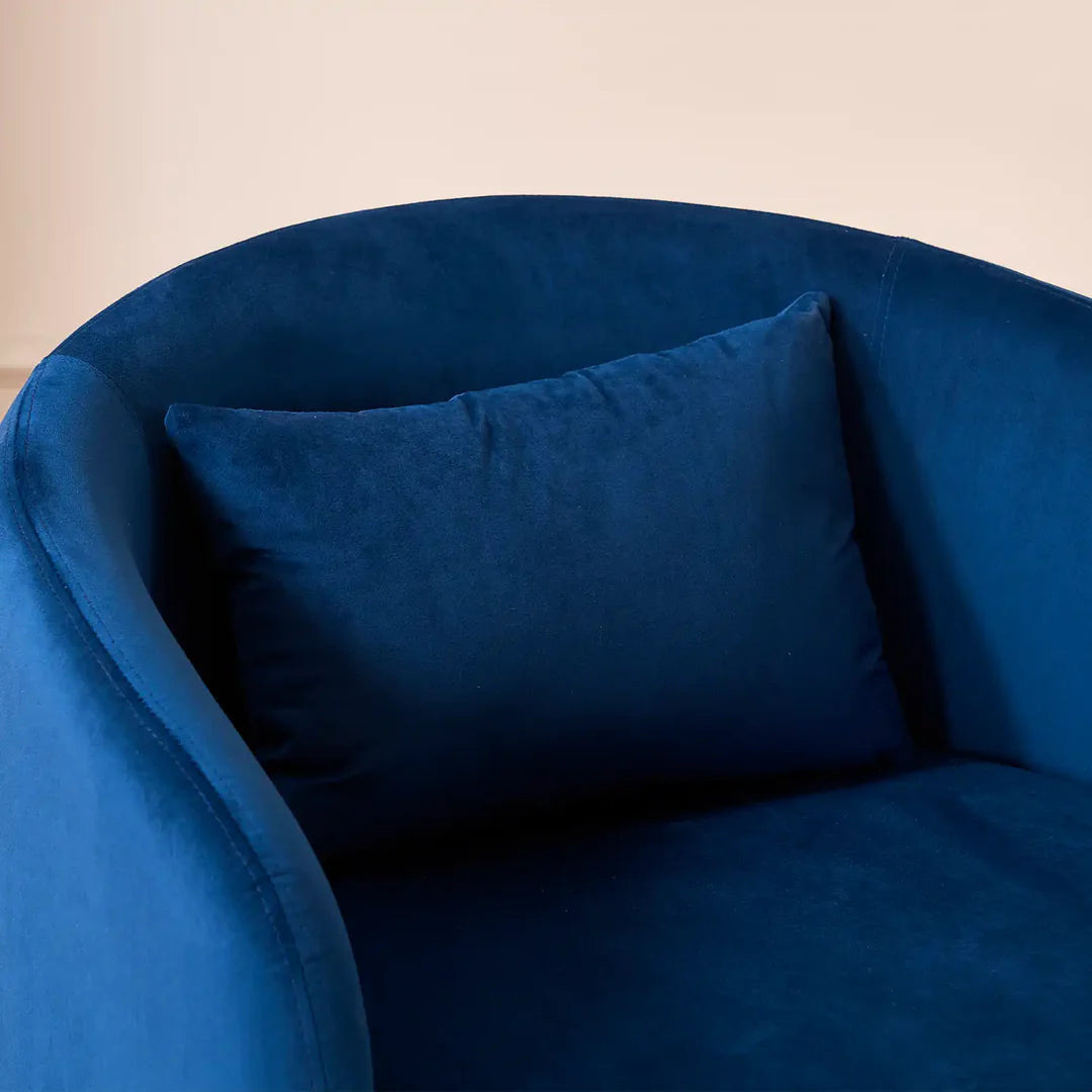Vivien Accent Chair – Velvet | Navy