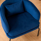 Vivien Accent Chair – Velvet | Navy